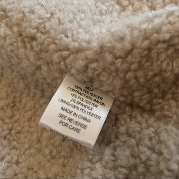 Allie Rose Women’s Sherpa Lined Flannel Jacket with Hood and Pockets - Picture 10 of 10